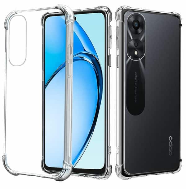 For Oppo A60 4G SupRShield Heavy Duty Soft Tough Gel Transparent Air Cushion Shockproof Back Cover For Oppo A60 4G SupRShield Heavy Duty Soft Tough Gel Transparent Air Cushion Shockproof Back Cover